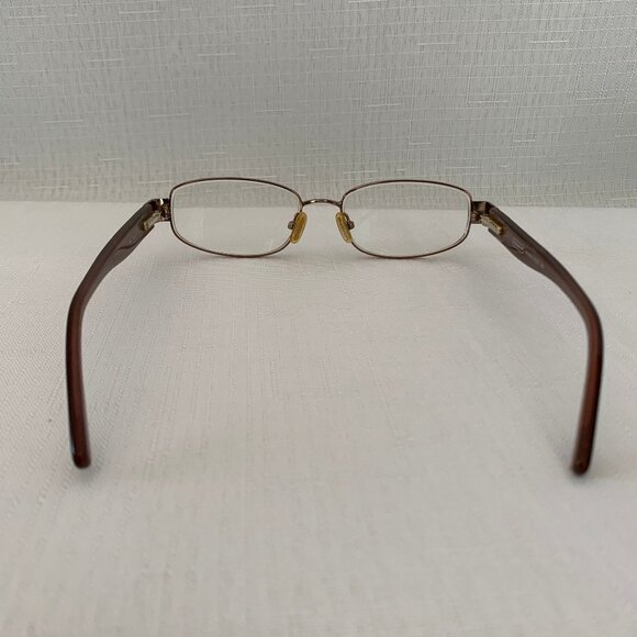 COACH Oriana 1023 Tan Pink Full Rim Eyeglass Frames Only with Case - Picture 5 of 16